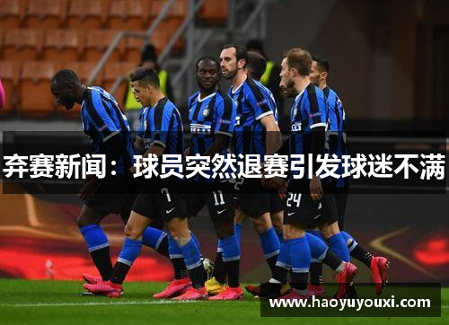 弃赛新闻：球员突然退赛引发球迷不满